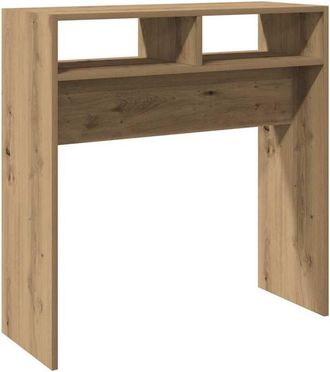 vidaXL Vidaxl - Mesa Consola Madera De Ingenier&iacute;a Roble Artesanal 78x30x80 Cm