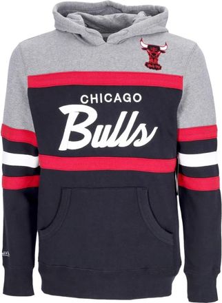 Mitchell & Ness Chicago Bulls Hoodie Hardwood Classics Zwart - Heren - Hoodies - Veelkleurig - L - Katoen - Hoodies & sweatvesten
