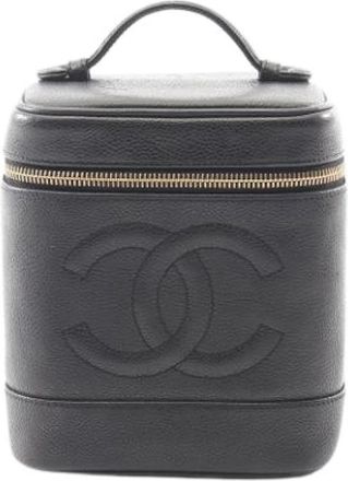 Chanel Pre-owned Handbags, female, Black, Size: ONE SIZE Pre-owned Vintage Handbag