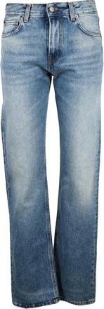 Haikure Straight Jeans - Dames - Regular Fit Jeans - Blauw - W24 - Katoen - Jeans