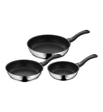 WMF No-name Wmf Devil Lote De 3 Sartenes Negro Inox 20-28 Cm