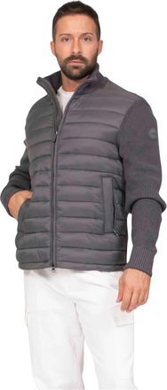 Colmar Giacca Ibrida Imbottita 378 Street - Heren - Winterjassen - Grijs - L - Leer - Jassen