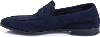 Paul Smith Mocassino Scamosciato Murano - Heren - Loafers - Blauw - 43 EU - Su&egrave;de - Schoenen