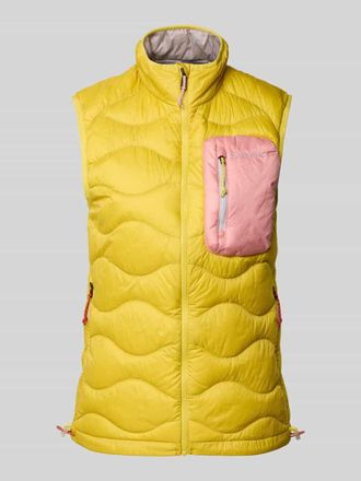 Peak Performance Daunenweste mit Stehkragen in GELB, Gr&ouml;&szlig;e XL