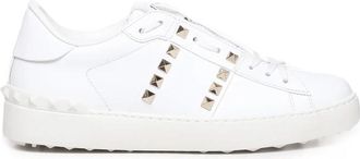 Valentino Garavani Witte Sneakers - Dames - Sneakers - Wit - 38 1/2 EU - Schoenen