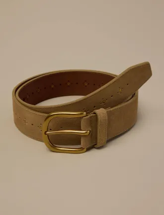 Lucky Brand Studded Suede Belt