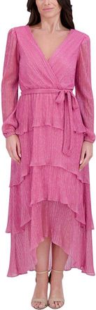 Kensie Shimmer Knit Midi Dress
