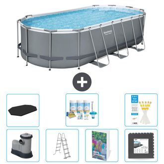 Bestway Piscina Bestway Power Steel Oval - 549x274x122 Cm - 8-piezas S581