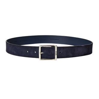 HUGO BOSS Heren Rudy Su&egrave;de Riempie (Donkerblauw)