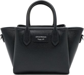 Emporio Armani Black Logo Small Tote