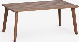 Sklum Mesa De Centro Rectangular 90x50 Cm En Madera De Acacia Kaela Sklum