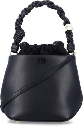 Ganni Black Bou Bucket Bag