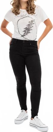 1822 Denim Noir Skinny Better Butter Jeans In Black