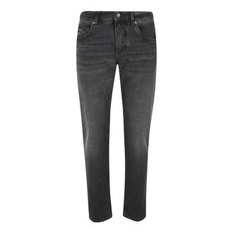Dolce & Gabbana Slim-fit Jeans, male, Black, Size: L Regular-Fit Jeans