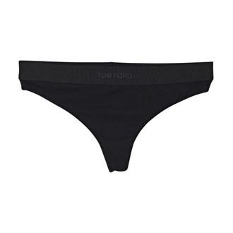 Tom Ford Modal Signature Thong - Dames - Onderbroek - Zwart - M - Ondergoed