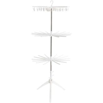 OEM Tendedero De Ropa De 3 Niveles Con Perchas Y Pinzas - Blanco-crezuo