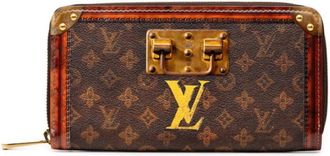 Louis Vuitton Monogram Brown Pvc Leather Long Wallet (Bi-Fold) (Pre-Owned)