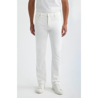 Frame Denim Modern Straight Leg Jeans in White Grind at Nordstrom, Size 33