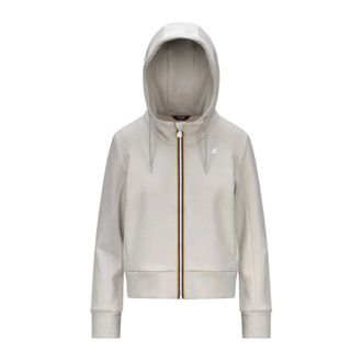 K-Way K-Way, Zip-throughs, female, Beige, Size: XS Divine Sweatshirt