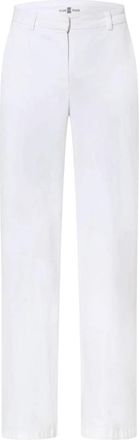 Riani Wijde Broeken - Dames - Wijde Broeken - Wit - XL - Katoen - Broeken