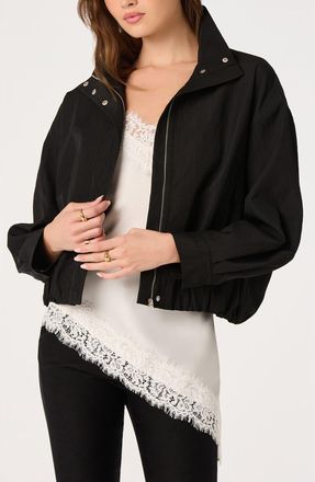ASTR the Label Collins Bomber Jacket in Black at Nordstrom, Size X-Large