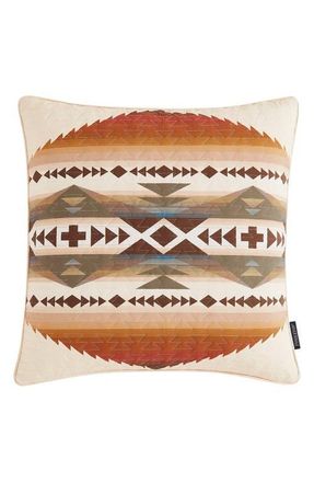 Pendleton Solstice Canyon Euro Accent Pillow in Sand Shell at Nordstrom