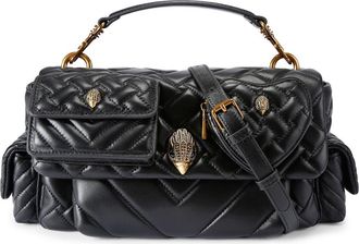 Kurt Geiger Kensington Multipocket Quilted Leather Shoulder Bag in Black at Nordstrom