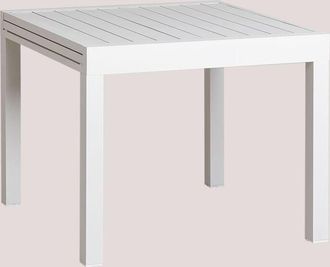 Sklum Sklum - Tavolo da giardino 90-180x90 cm allungabile alluminio Starmi