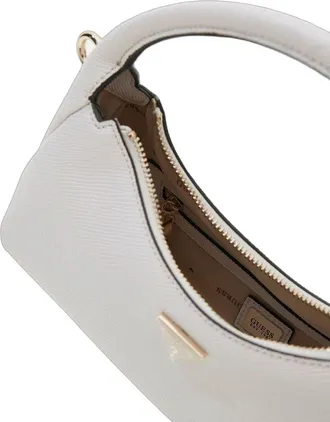 Guess Womens Hobo Off White Polyurethane