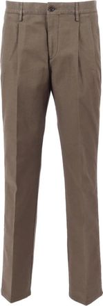 Aspesi Pantaloni Lunghi - Heren - Chinos - Groen - W44 - Katoen - Broeken