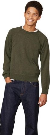 Officine G&eacute;n&eacute;rale Pull Off H25 - Heren - Ronde hals truien - Groen - L - Truien & Vesten