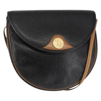 Dior Pre-owned Cross Body Bags, female, Black, Size: ONE SIZE Pre-owned Vintage Shoulder Bag