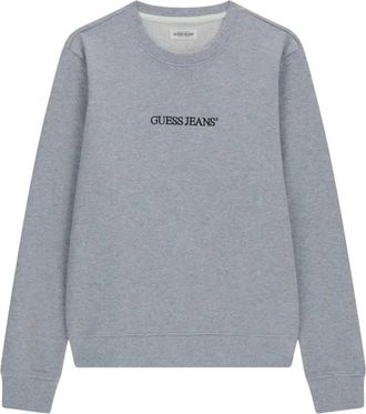 Guess Hoodies & sweatvesten, Dames, Grijs, L, Katoen, Sweatshirt