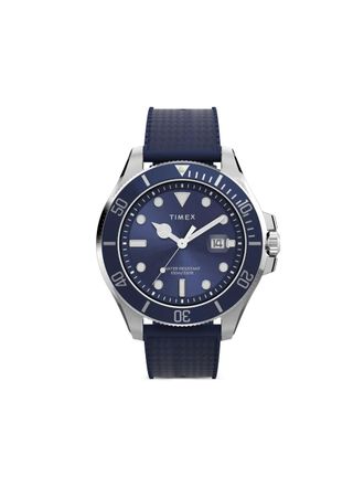 Timex Harborside Coast 43mm - men - stainless steel/Resin - One Size - Blue