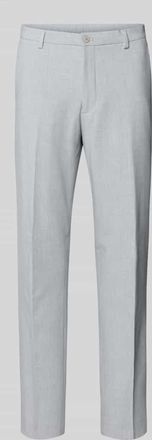 Mc Neal Slim Fit Stoffhose mit französischen Eingrifftaschen in Hellgrau, Größe 28