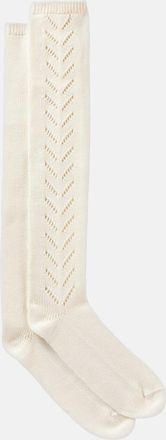 Valentino VLogo knitted cotton socks