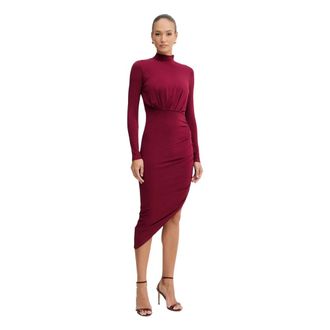 Silvian Heach Kirundo Jurk - Dames - Jurken - Rood - Maat: 2XL Zijde