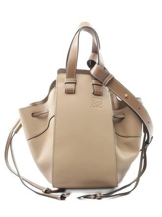 Loewe 2000s small Hammock drawstring tote bag - Beige