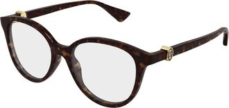Cartier Glasses, unisex, Brown, Size: 53 MM Ct0643O Optical Frame