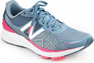 New Balance Womens Vazee Pace Running Shoes In Grey/pink