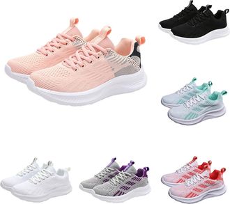 Generic Trainers, Womens Sports Shoes, Lightweight, Comfortable & Non-Slip Ventilated Trainers, Memory Foam, Wide Foot Sports Shoes, Jogging Shoes, Breathable