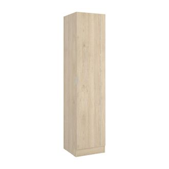 Dmora Guardaroba Cusna, Mobile Appendiabiti Per Camera Da Letto, Armadio A 1 Anta Singola, 41x52h184 Cm, Rovere, Con Imballo Rinforzato - Dmora