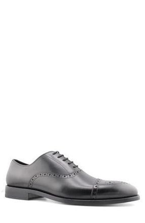 Gordon Rush Bennett Cap Toe Oxford in Black at Nordstrom Rack, Size 10