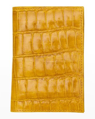 Abas Traditional Alligator Passport Holder