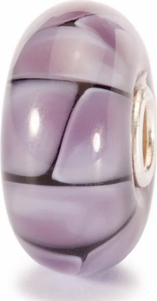Trollbeads Womens Fusion Glass Bead Charm In Purple
