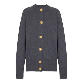 Balmain Mujer, Jerseys, Gris, Talla: 2XS