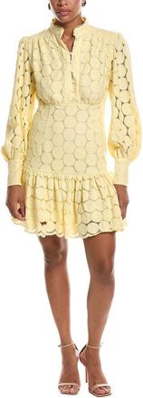 Bardot Remy Spot Lace Mini Dress