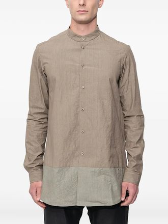 Devoa Camicia con colletto alla coreana - Toni neutri