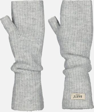 Barts Womens Barts Womens Darty Knitted Fingerless Handwarmer Gloves - Grey - Size: ONE size