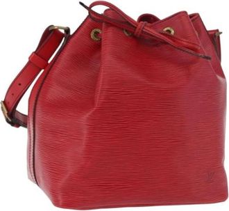 Louis Vuitton Pre-owned Petit No&eacute; Schoudertas - Dames - Vintage Tas - Rood - ONE Size - Leer - Vintage